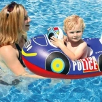 Φουσκωτό Σωσίβιο για Μωρά Baby Rider Float σε σχέδιο αυτοκινητάκι αστυνομίας 170265