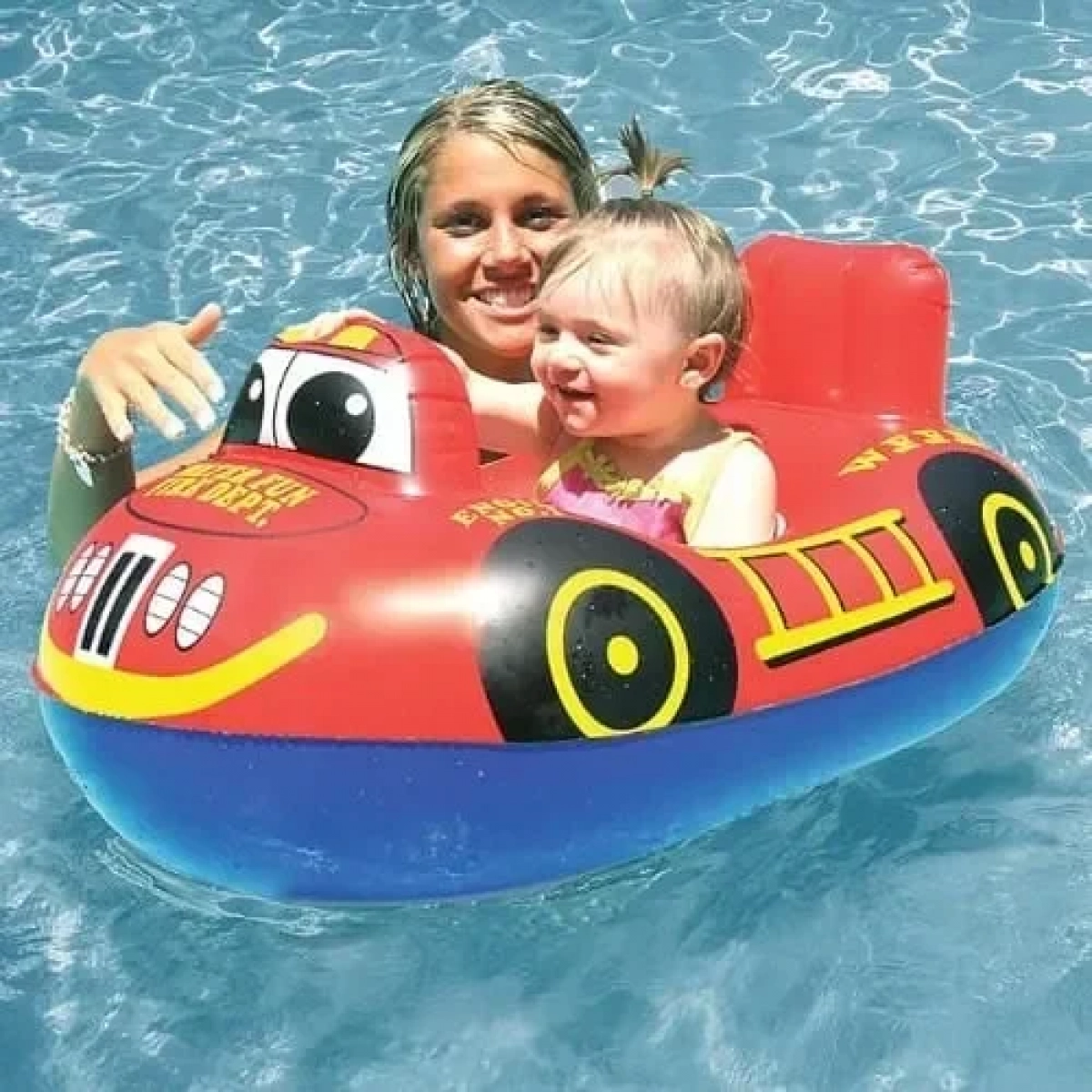 Φουσκωτό Σωσίβιο για Μωρά Baby Rider Float σε σχέδιο πυροσβεστικό όχημα 170265