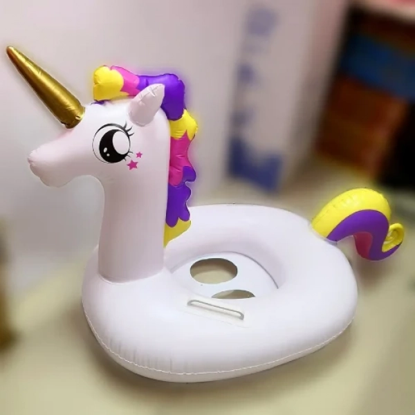 Παιδικό Φουσκωτό Σωσίβιο Unicorn με Λαβές 65cm 170213