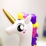 Παιδικό Φουσκωτό Σωσίβιο Unicorn με Λαβές 65cm 170213