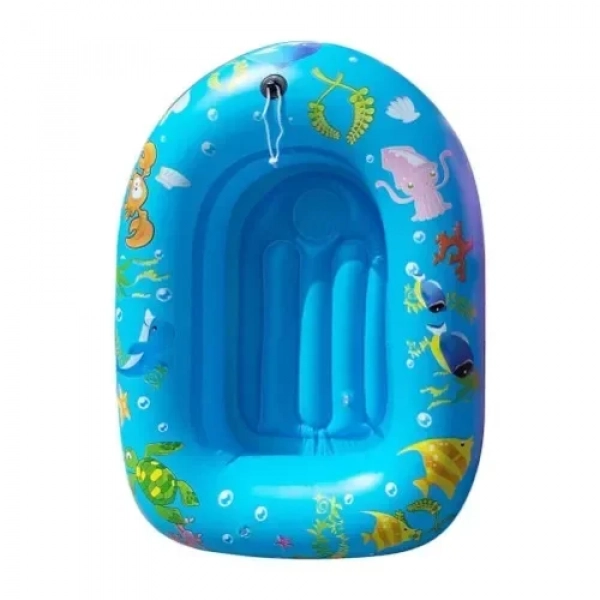 Βρεφική Φουσκωτή Βάρκα Baby Boat 110cm Μπλε 170218