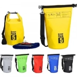 Αδιάβροχος Αεροστεγής Σάκος Ocean Pack 5L με Λουρί Ώμου που Επιπλέει στο Νερό 170230 - Κίτρινο
