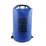 Αδιάβροχος Αεροστεγής Σάκος Ocean Pack 20L με Λουρί Ώμου που Επιπλέει στο Νερό 170232 - Μπλε