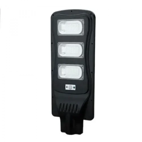 Ηλιακό Φωτιστικό Led Δρόμου 60W με Ανιχνευτή Κίνησης, Αισθητήρα Φωτός και Τηλεχειριστήριο σε Μαύρο Χρώμα GD-88