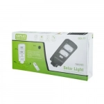 Ηλιακό Φωτιστικό Led Δρόμου 40W με Ανιχνευτή Κίνησης και Τηλεχειριστήριο σε Μαύρο Χρώμα GD-77