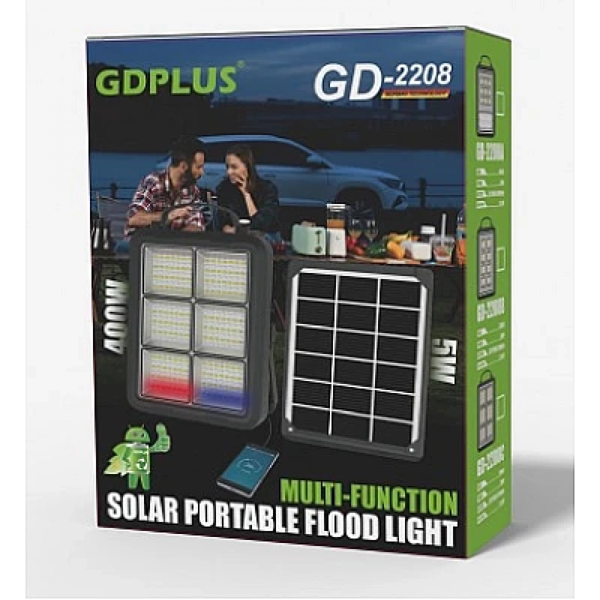 Ηλιακό σύστημα φωτισμού – Φορτιστής 200W GDplus GD-2208A