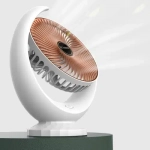 Μίνι Ανεμιστηράκι 5W 6'' Λευκό-Καφέ XFS-06