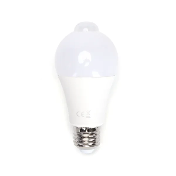 Λάμπα LED με αισθητήρα υπερύθρων A60 E27 12W 3000Κ Θερμό Λευκό Aigostar
