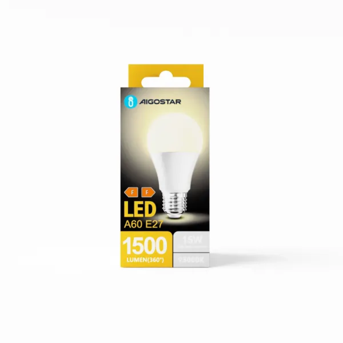 Λάμπα LED A60 E27 15W 3000Κ Θερμό Λευκό Aigostar