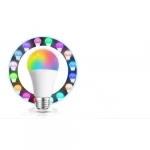 Ρυθμιζόμενη Λάμπα LED A60 E27 8W RGB+W με τηλεχειριστήριο ρύθμισης έντασης & αλλαγής 16 χρωμάτων Aigostar