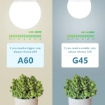 Λάμπα LED G45 E14 4W 6500K Aigostar