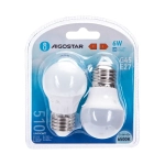 Λάμπες LED Σετ 2 τμχ G45 E27 6W 6500K Aigostar