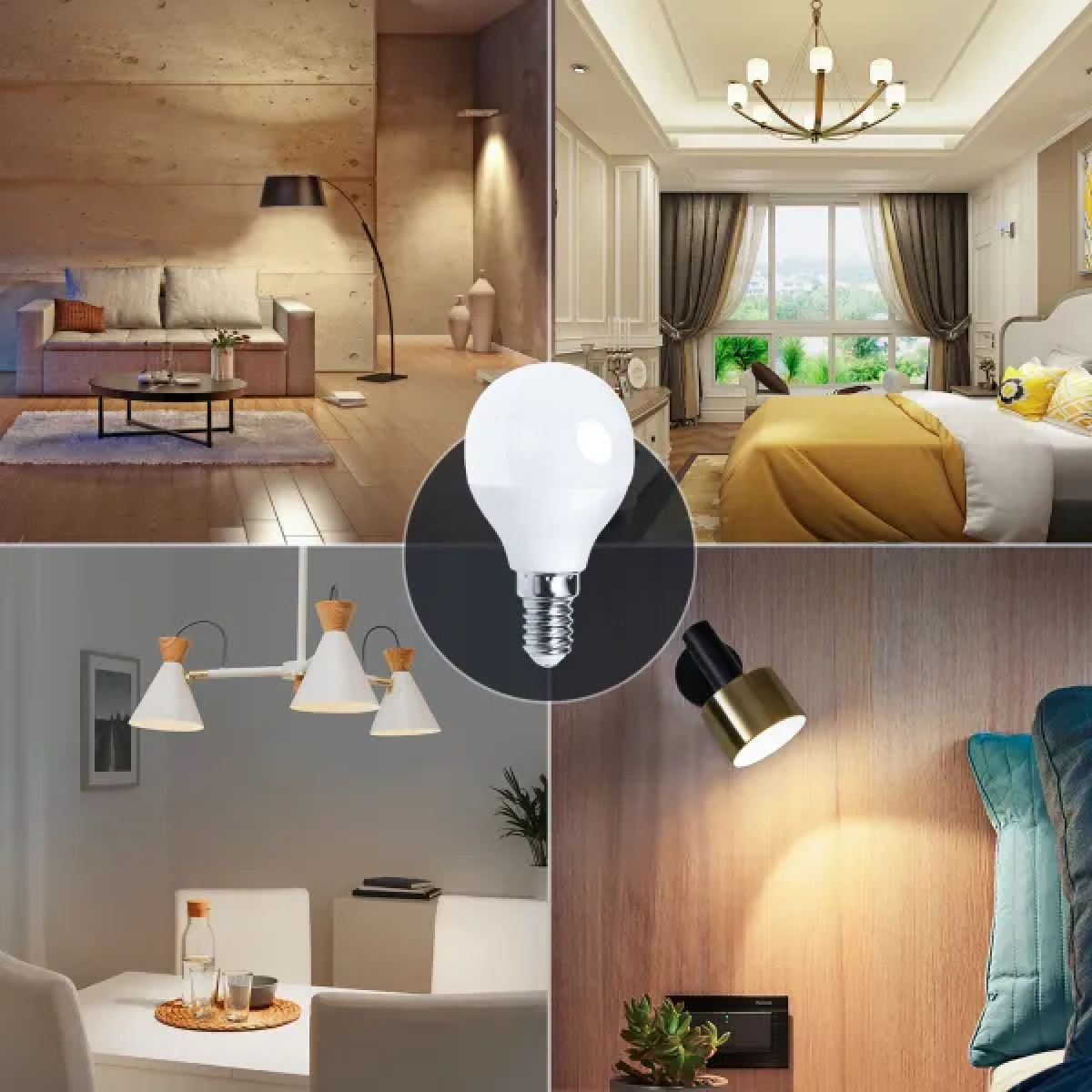 Λάμπα LED G45 E14 7W 4000K Aigostar