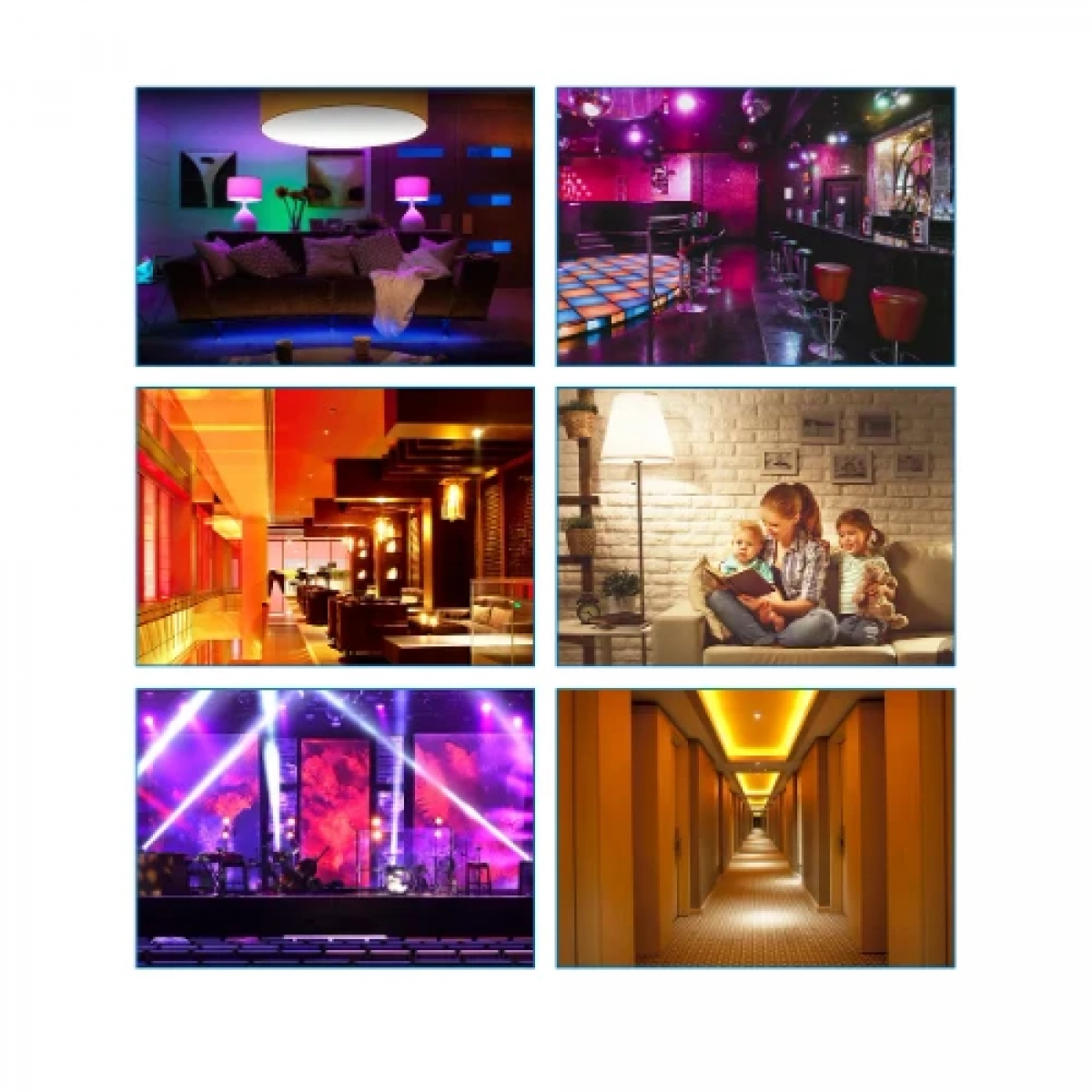 Λάμπα LED G45 E14 4W σε Μπλε Χρώμα Aigostar