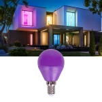 Λάμπα LED G45 E14 4W σε Μωβ Χρώμα Aigostar