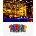 Λάμπα LED G45 E14 4W σε Κίτρινο Χρώμα Aigostar