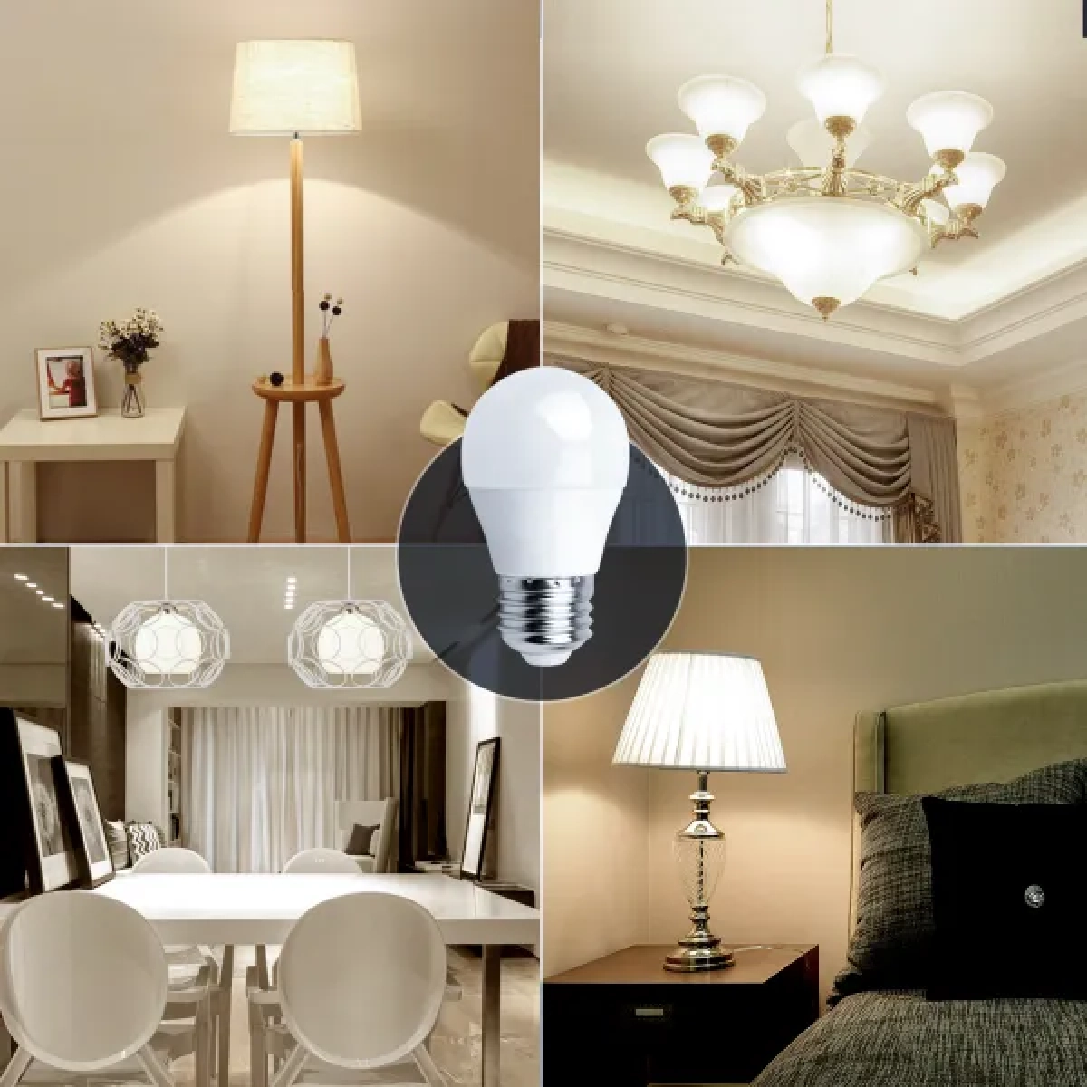 Λάμπα LED G45 E27 9W 4000Κ Aigostar