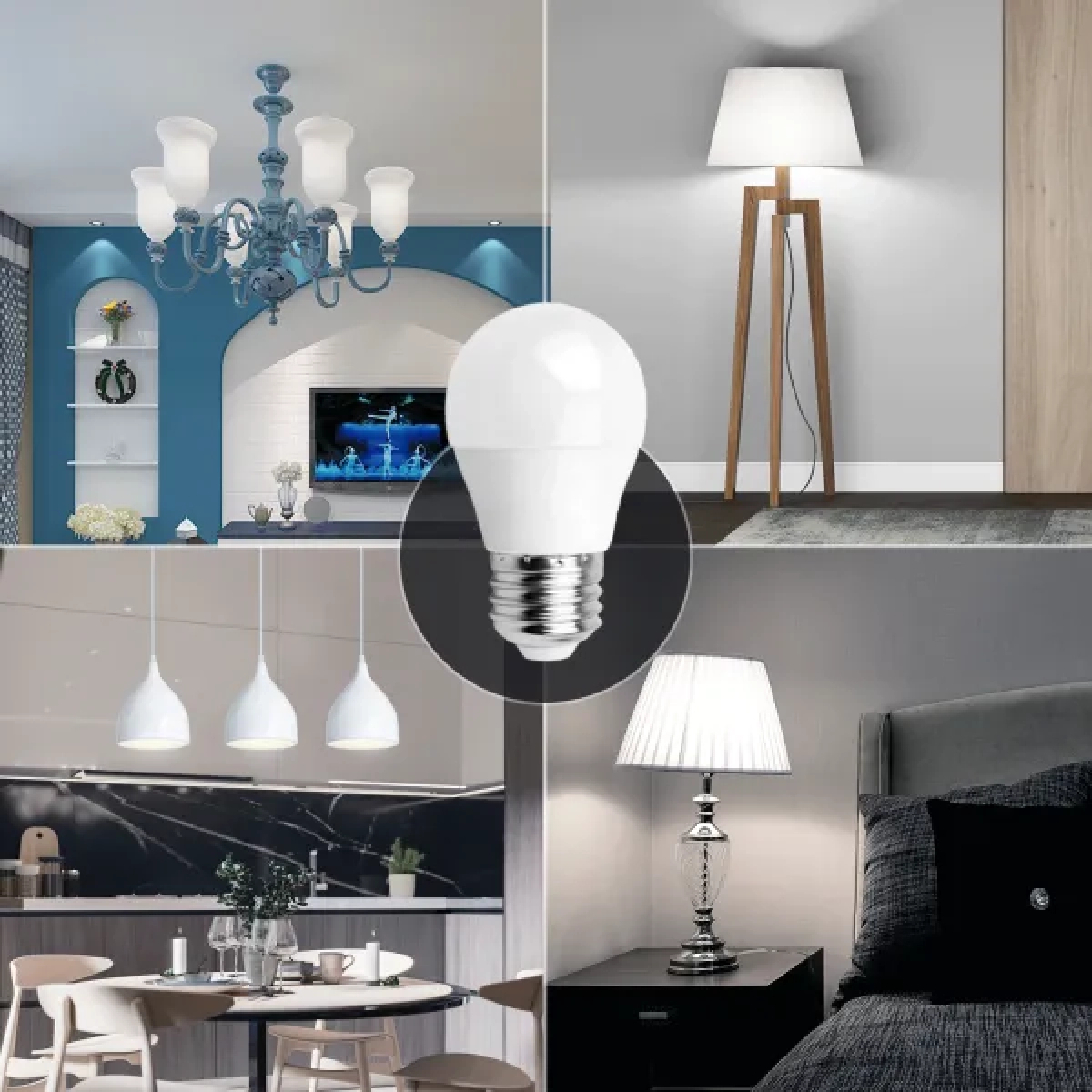Λάμπα LED G45 E27 4,9W 6500Κ Aigostar