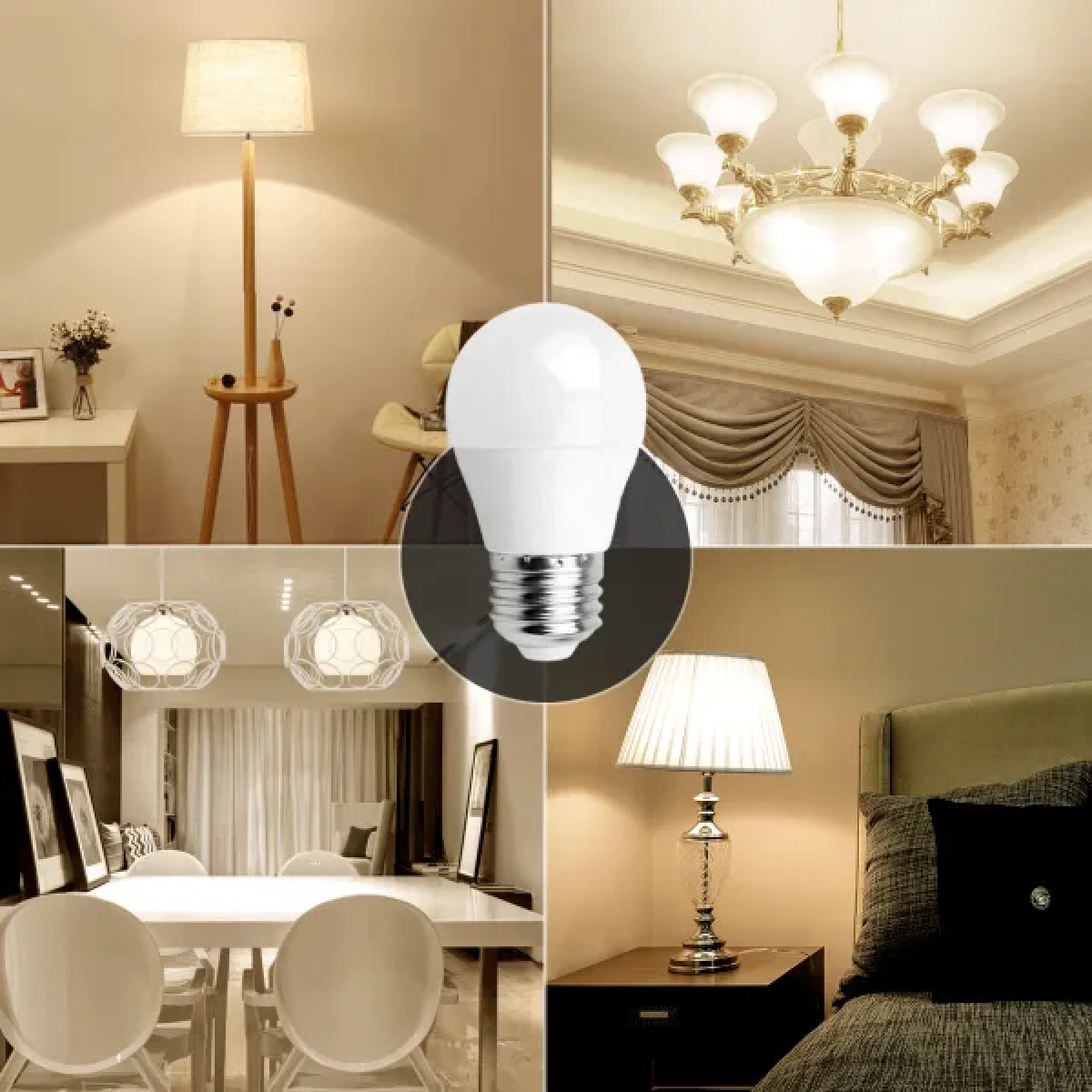 Λάμπα LED G45 E27 4,9W 4000Κ Aigostar
