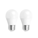Λάμπες LED 2 τμχ G45 E27 4,9W 3000Κ Aigostar