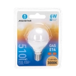 Λάμπες LED 2 τμχ G45 E14 6W 3000Κ Aigostar