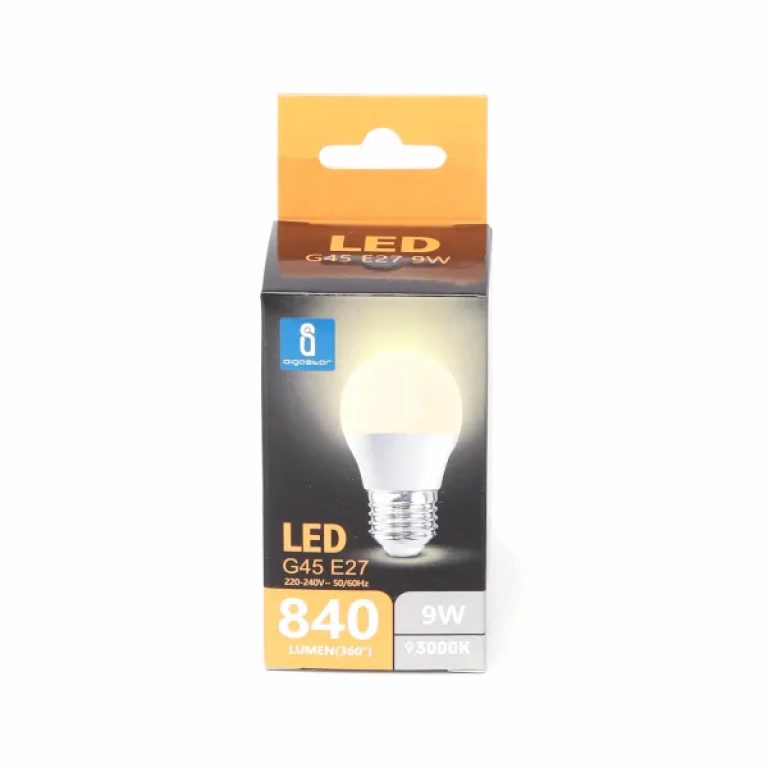Λάμπα LED G45 E27 9W 3000K Aigostar