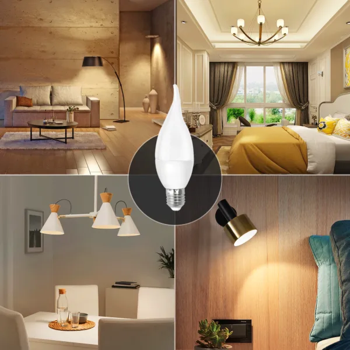 Λάμπα LED CL37 E27 3W 3000K Aigostar