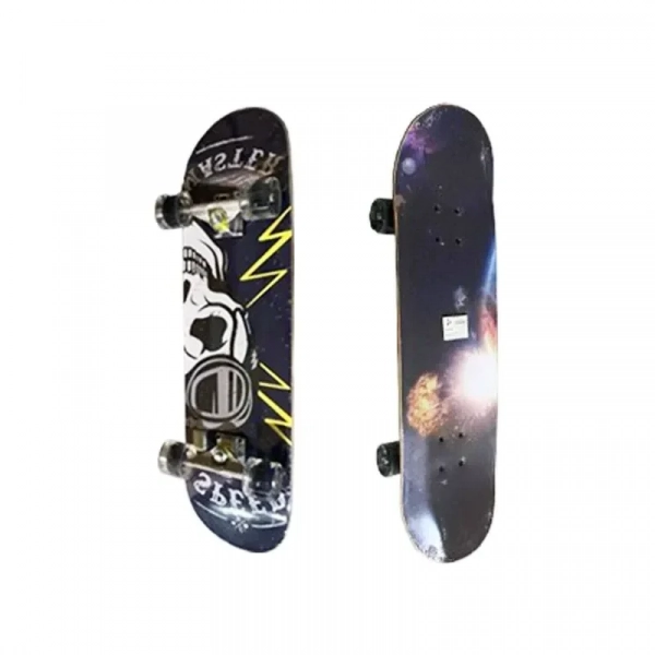 Παιδικό Skateboard 80x20cm με Σχέδιο Διάστημα 15404