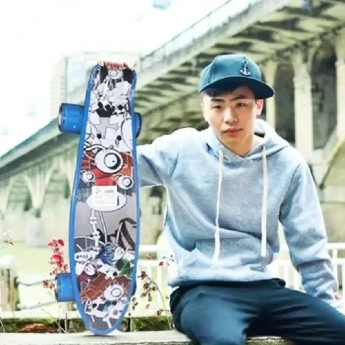 Παιδικό Skateboard 60x15cm με στάμπα 15405