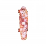 Παιδικό Skateboard 56×15.5cm με Σχέδιο Γράμματα Κόκκινο 15410