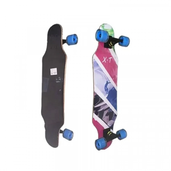 Παιδικό Skateboard 80x20cm με Σχέδιο Εικόνες Πολύχρωμο 15412