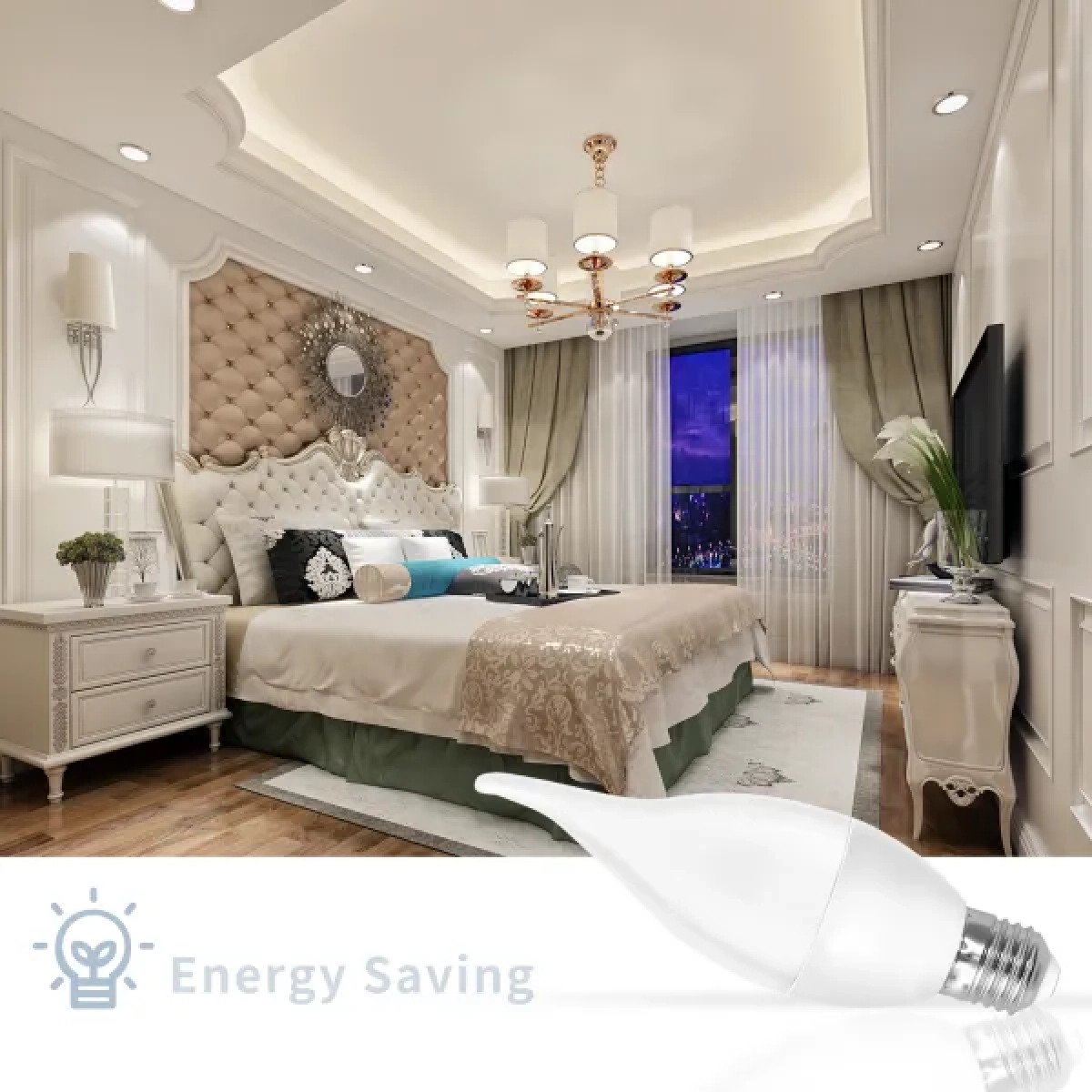 Λάμπα LED CL37 E27 4W 6500K Aigostar
