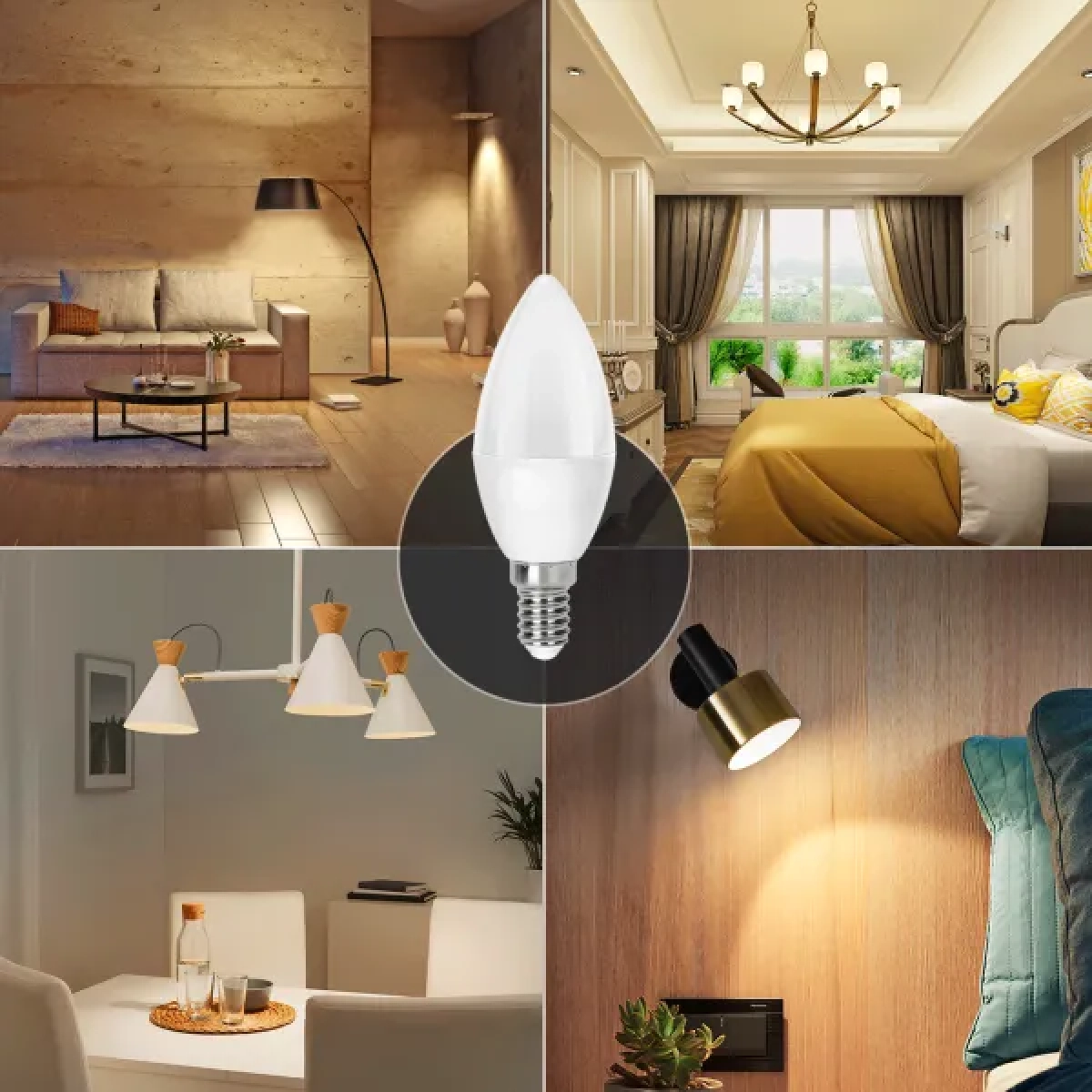 Λάμπα LED CL37 E14 7W 3000K Aigostar