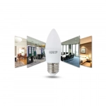 Λάμπες LED 2τμχ C37 E27 3W 6500K Aigostar