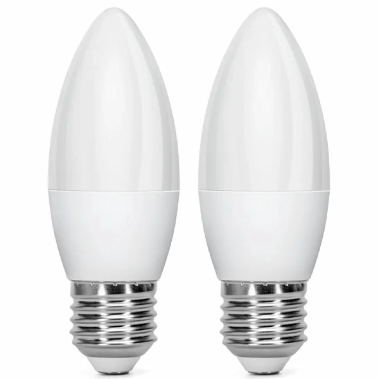Λάμπες LED 2τμχ C37 E27 6W 6500K Aigostar