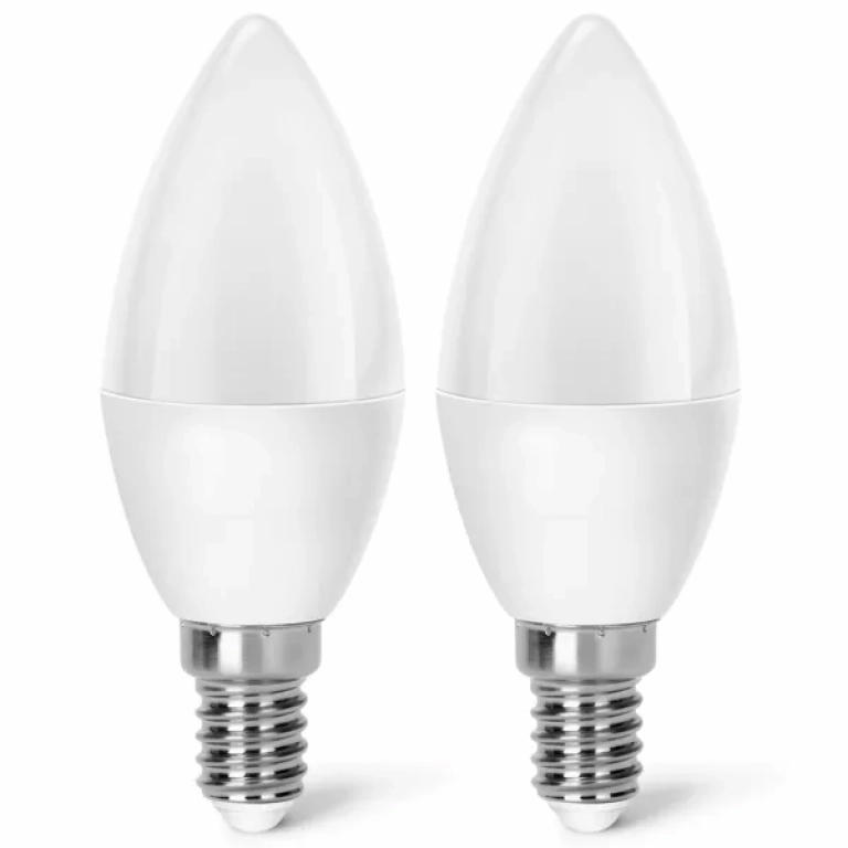 Λάμπες LED 2τμχ C37 E14 7W 6500K Aigostar