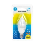 Λάμπες LED 2τμχ C37 E14 3W 4000K Aigostar