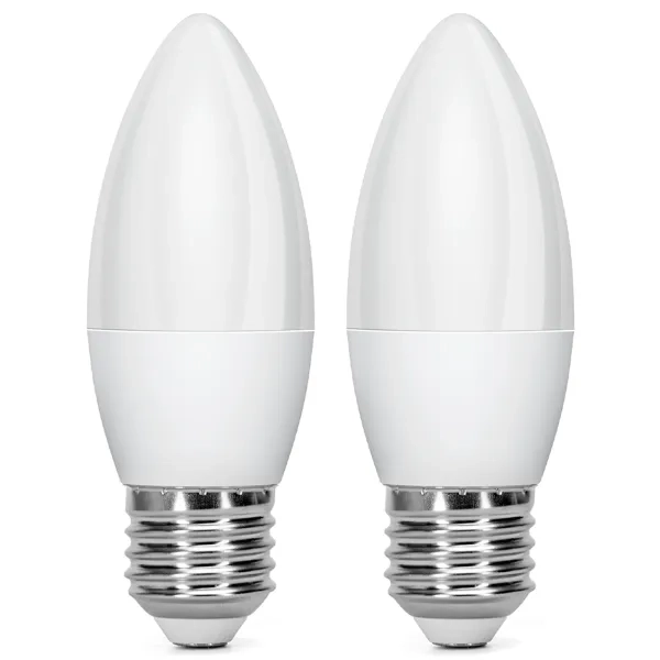 Λάμπες LED 2τμχ C37 E27 9W 6500K Aigostar