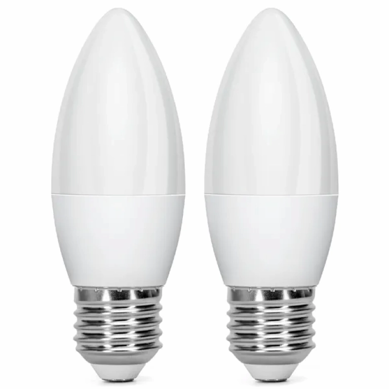 Λάμπες LED 2τμχ C37 E27 9W 6500K Aigostar