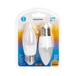 Λάμπες 2 τμχ LED C37 E27 4,9W 3000Κ Aigostar