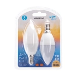 Λάμπες 2 τμχ LED C37 E14 4,9W 3000Κ Aigostar