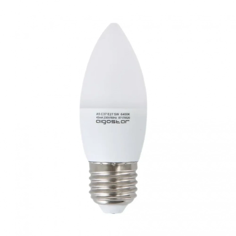 Λάμπα LED C37 E27 5W 3000K Aigostar