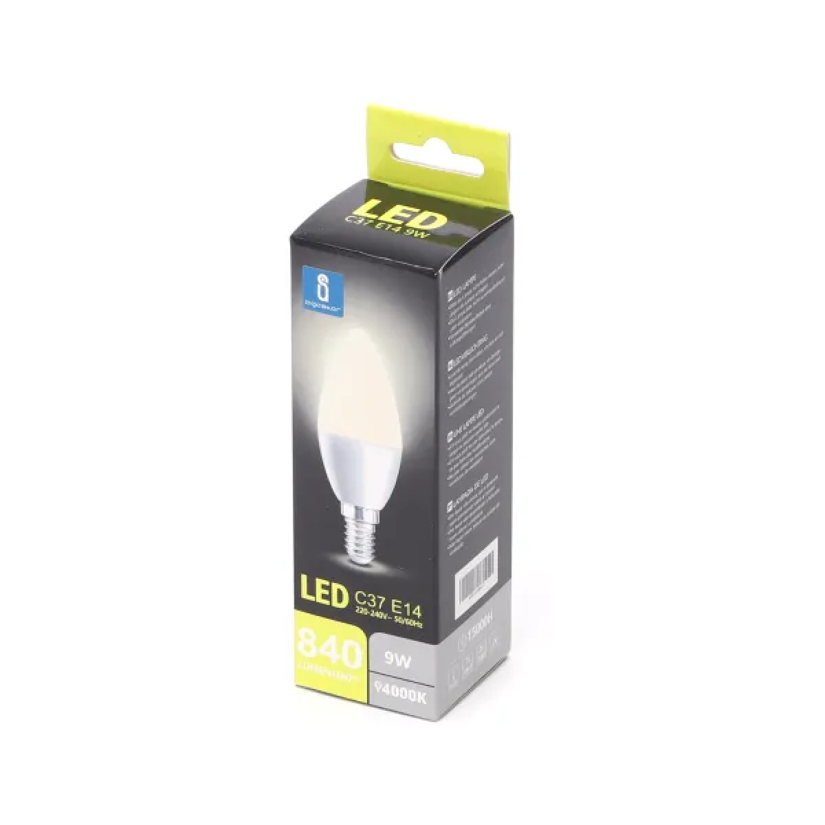 Λάμπα LED C37 E14 9W 4000K Aigostar - Image 3