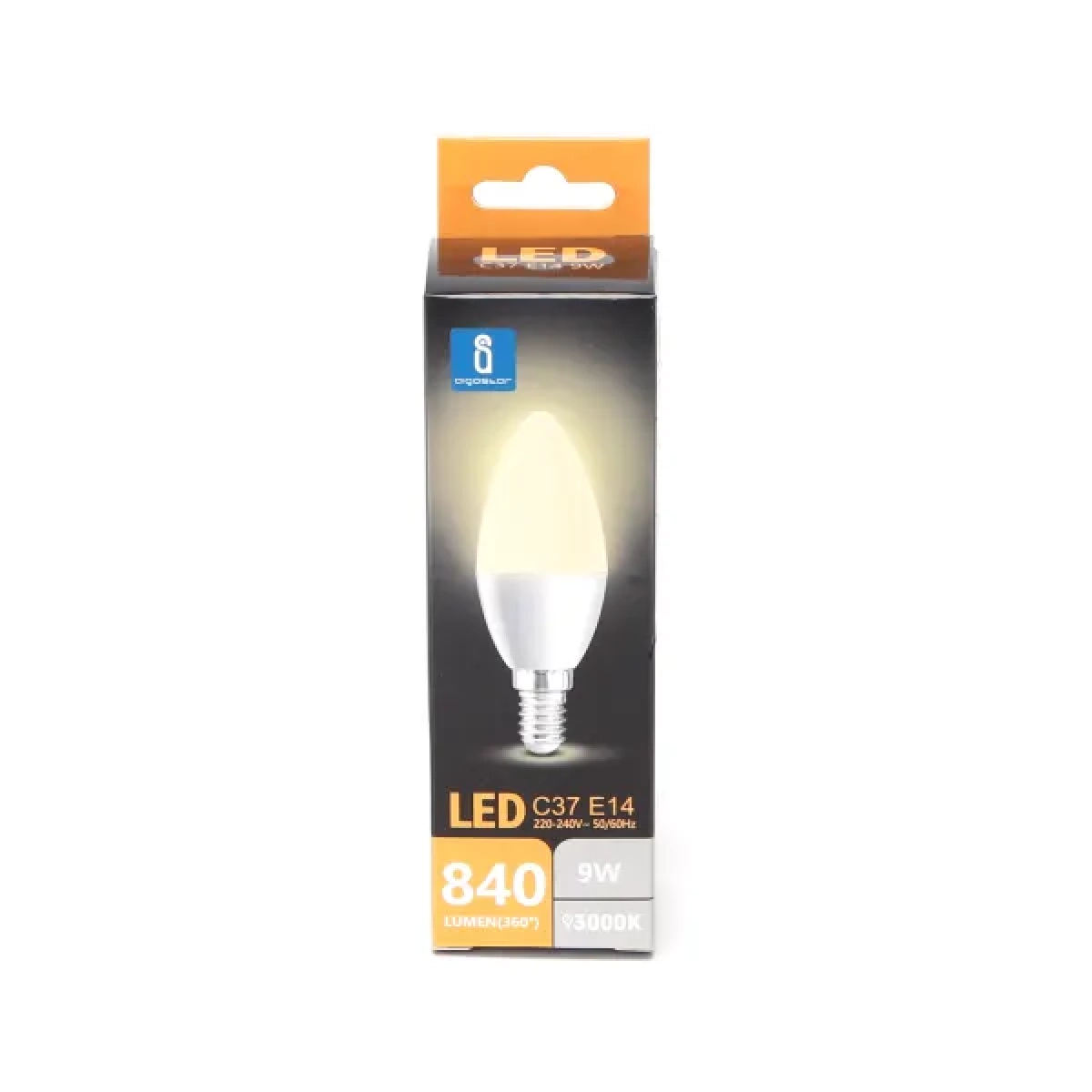 Λάμπα LED C37 E14 9W 3000K Aigostar