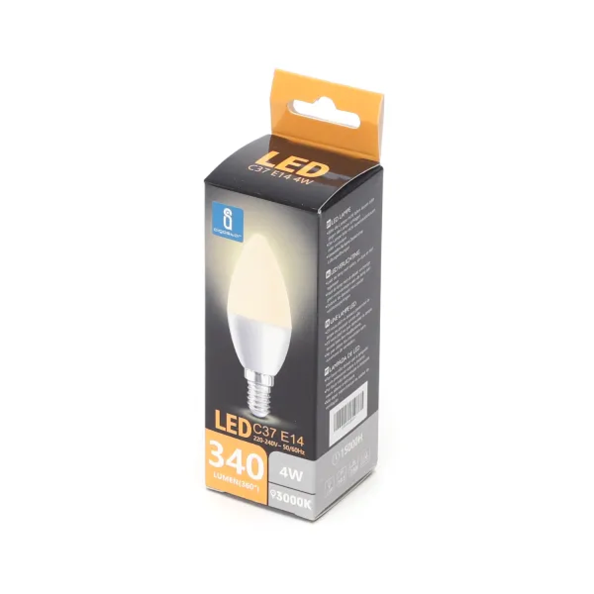Λάμπα LED C37 E14 4W 3000K Aigostar