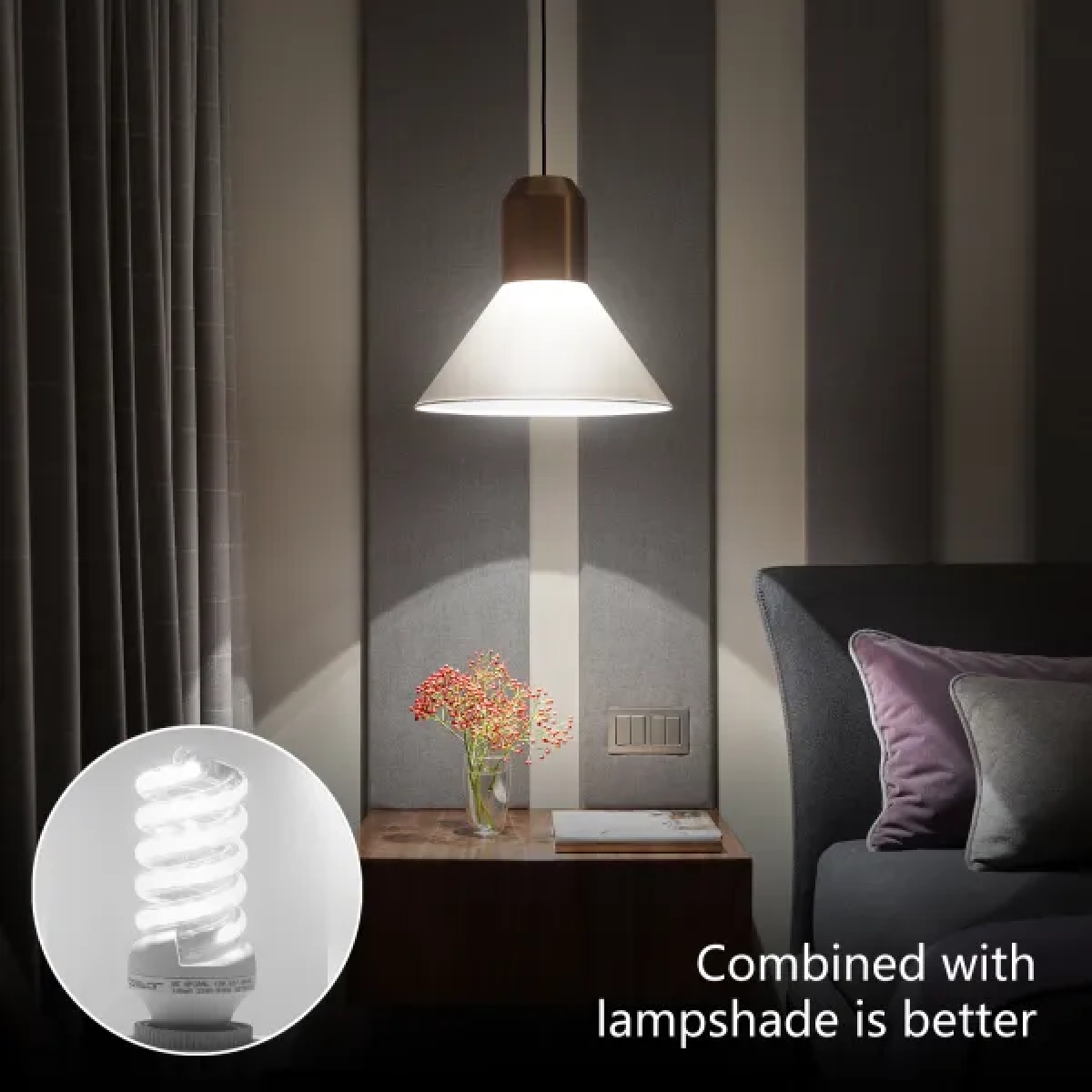 Λάμπα LED E27 7W 3000K Aigostar