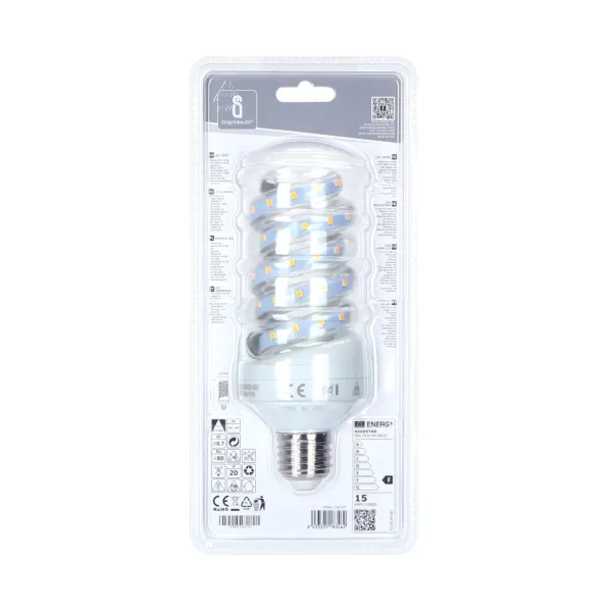 Λάμπα LED E27 15W 3000K Aigostar