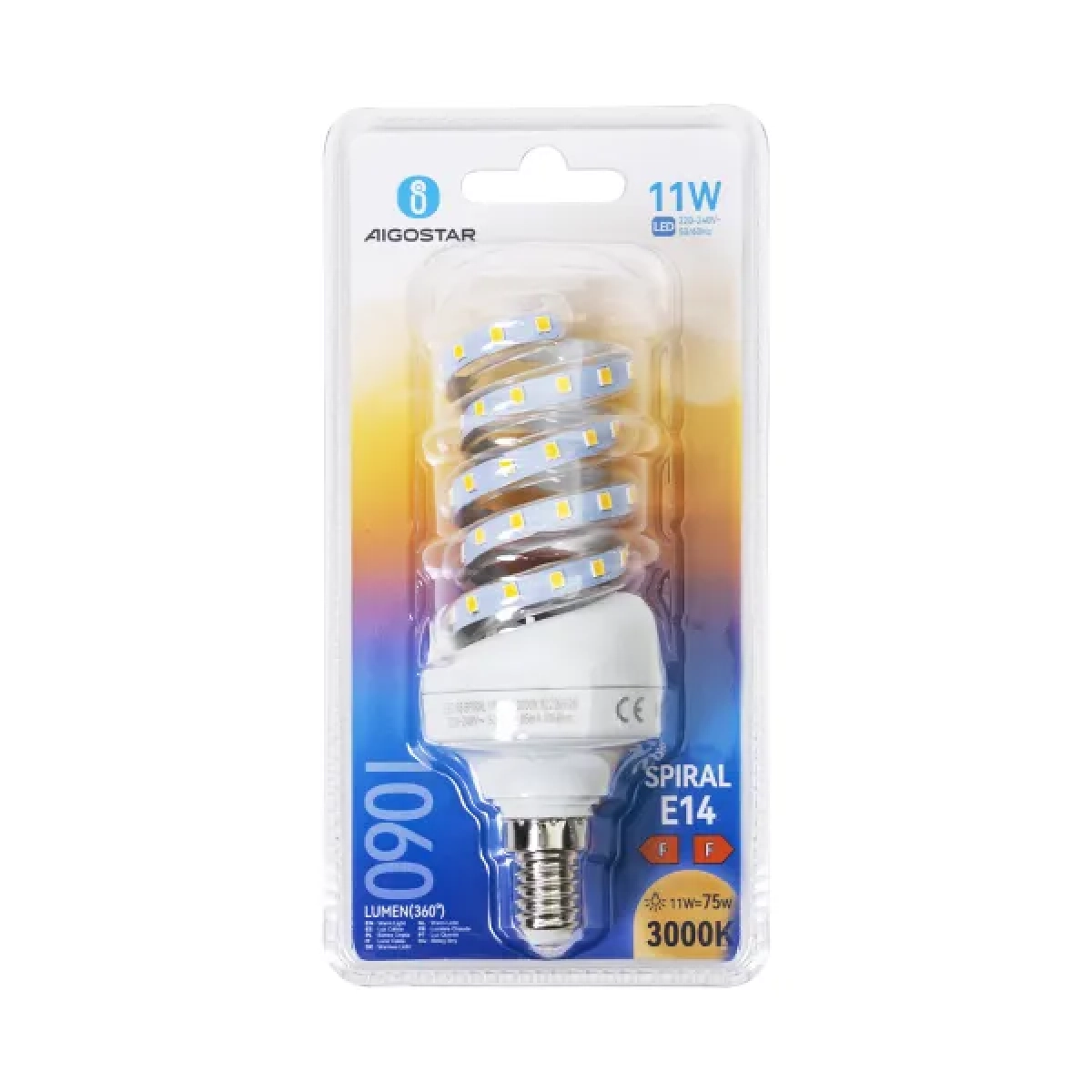Λάμπα LED E14 11W 3000K Aigostar
