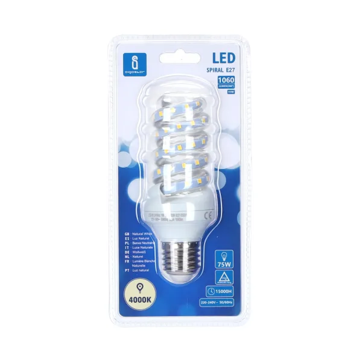 Λάμπα LED E27 11W 4000K Aigostar