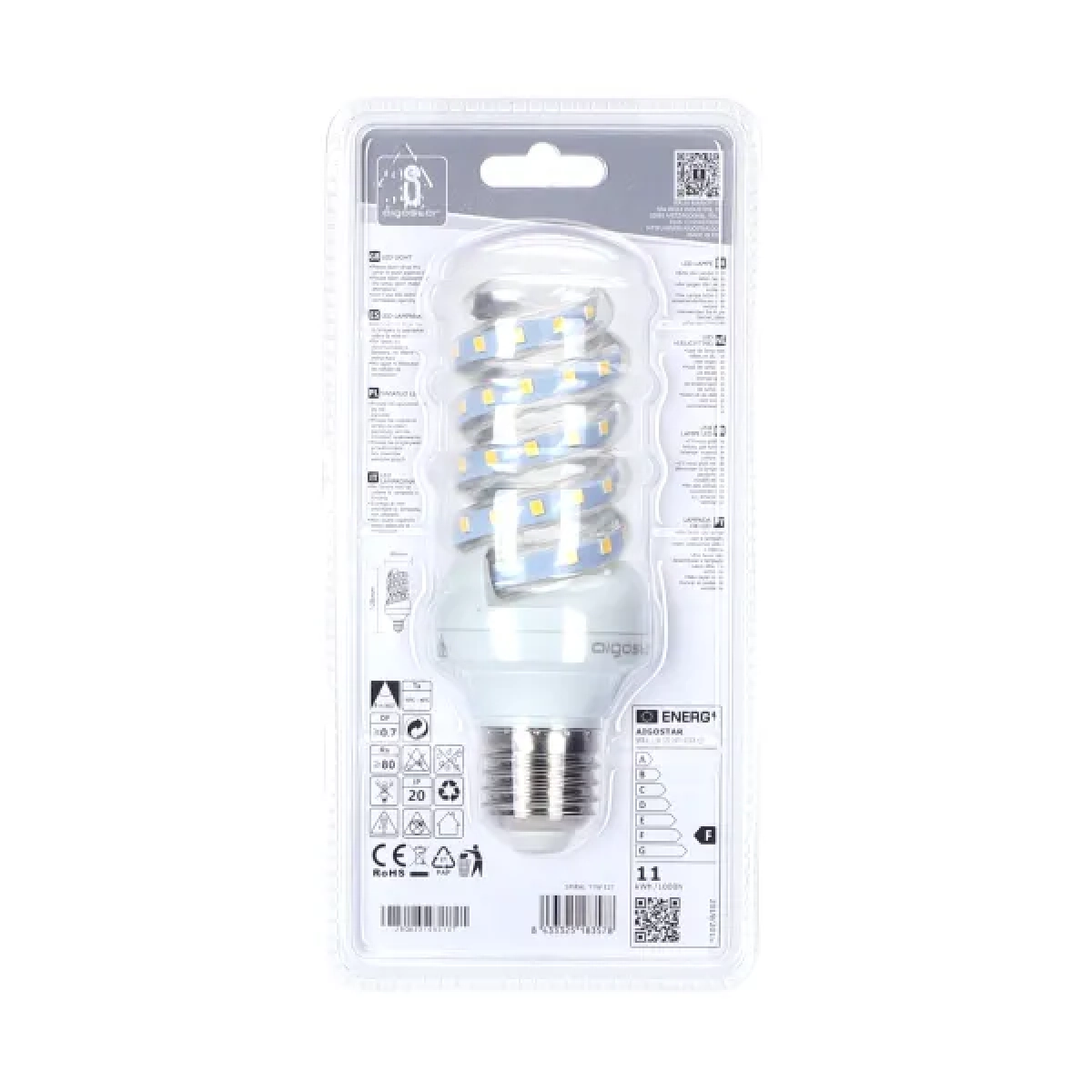 Λάμπα LED E27 11W 4000K Aigostar